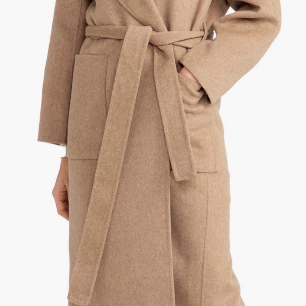 Women's Belle and Bloom Belted wool blend coat-New w/ tags